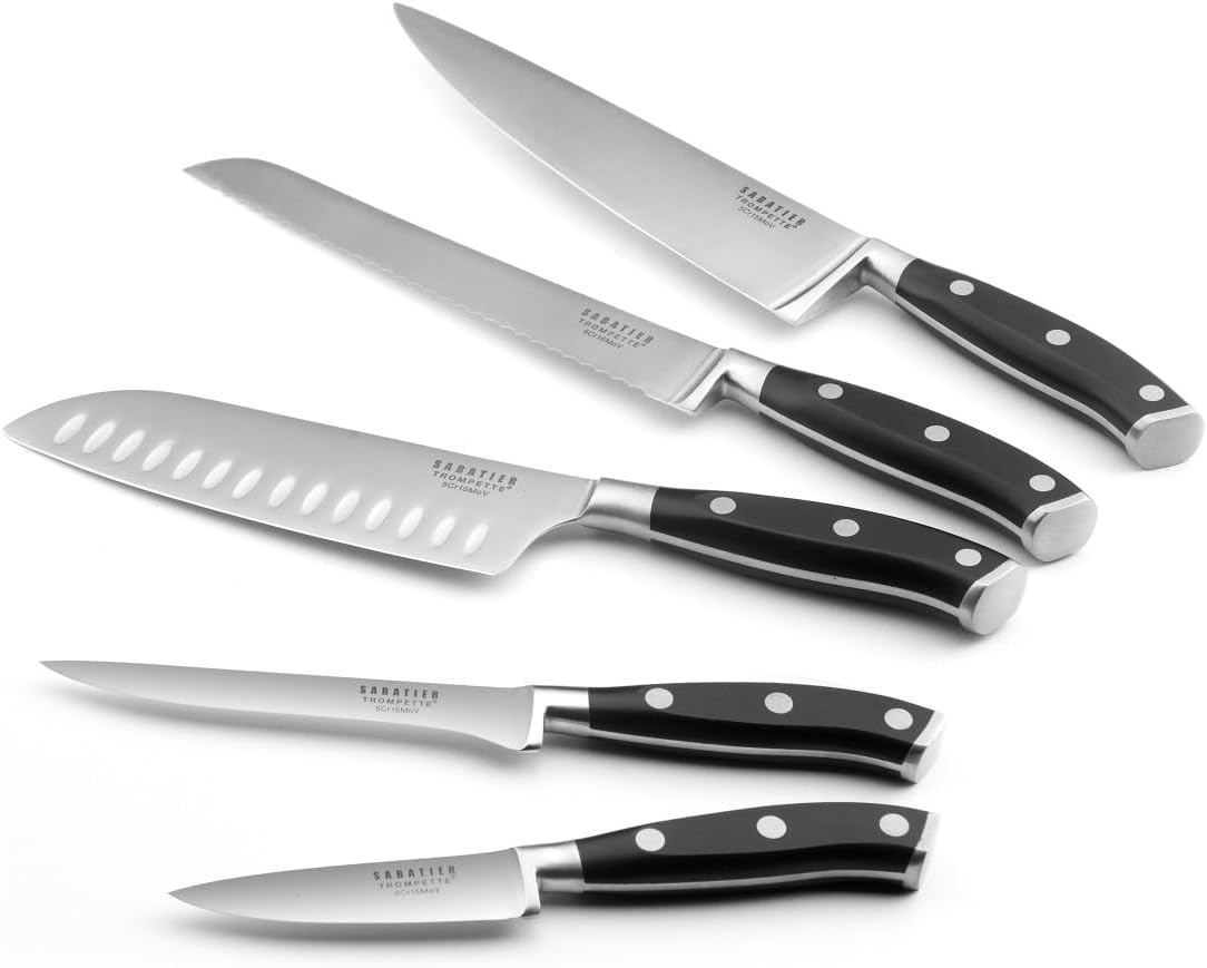 Küchenmesser-Set Vulcano, Ausbeinmesser, Set mit 5 Stück