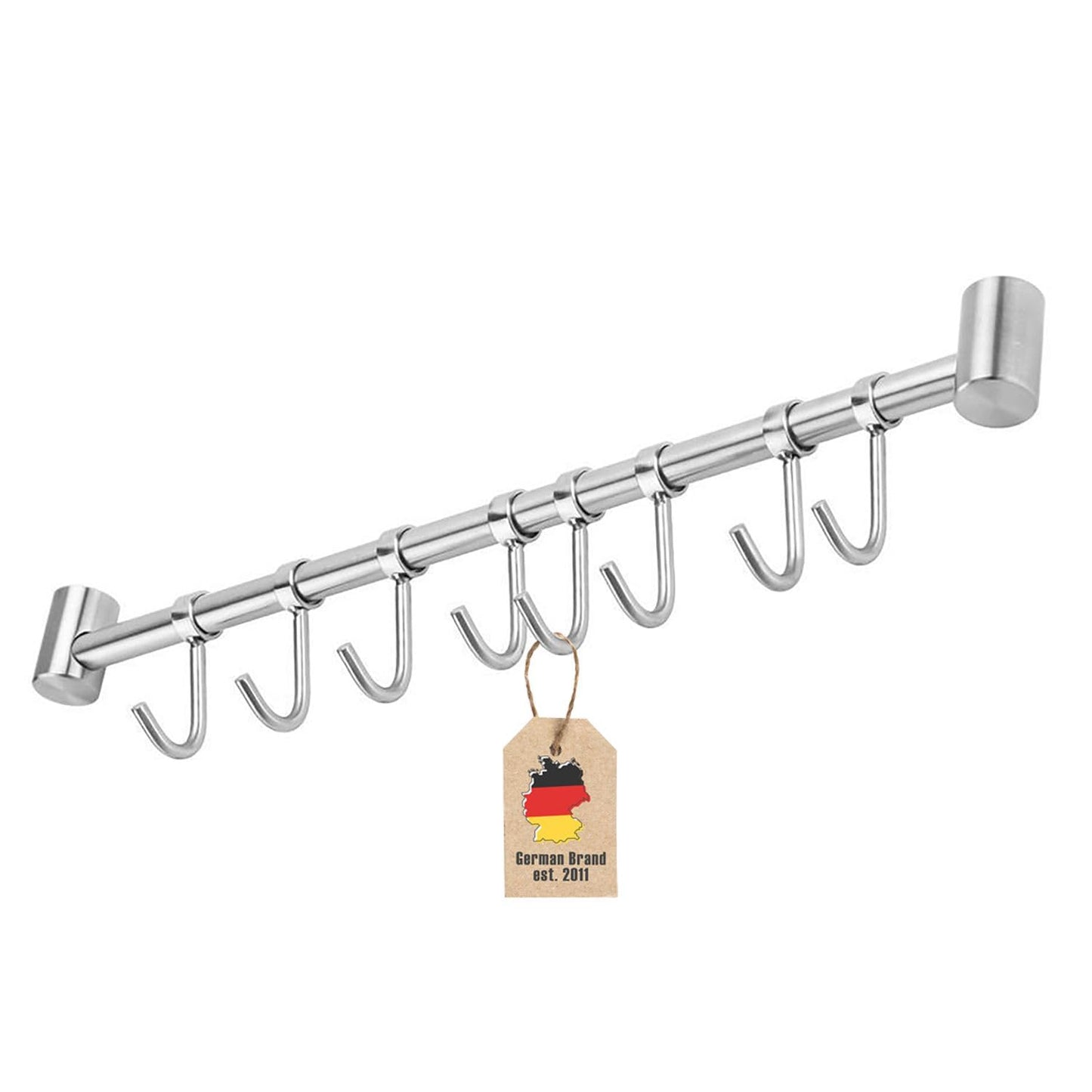 Küchen-Hängeleiste mit 8 Haken, 8 Haken