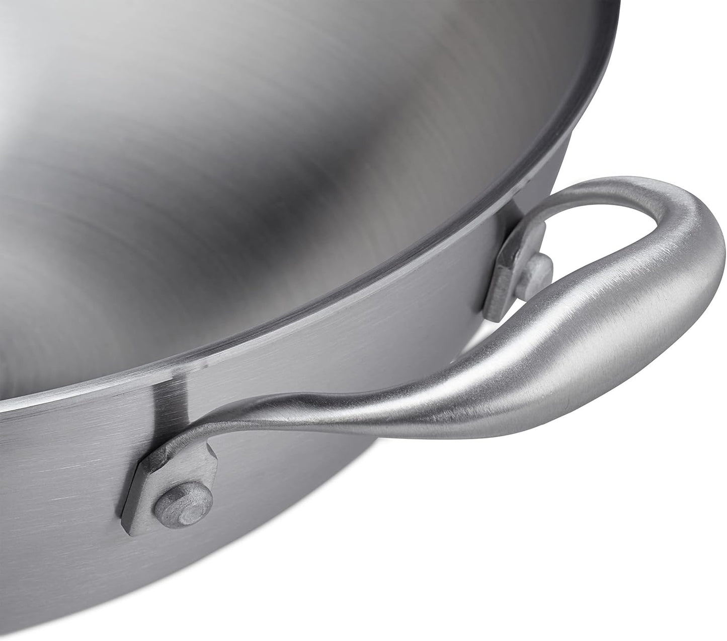 Unbeschichteter Wok mit Griff