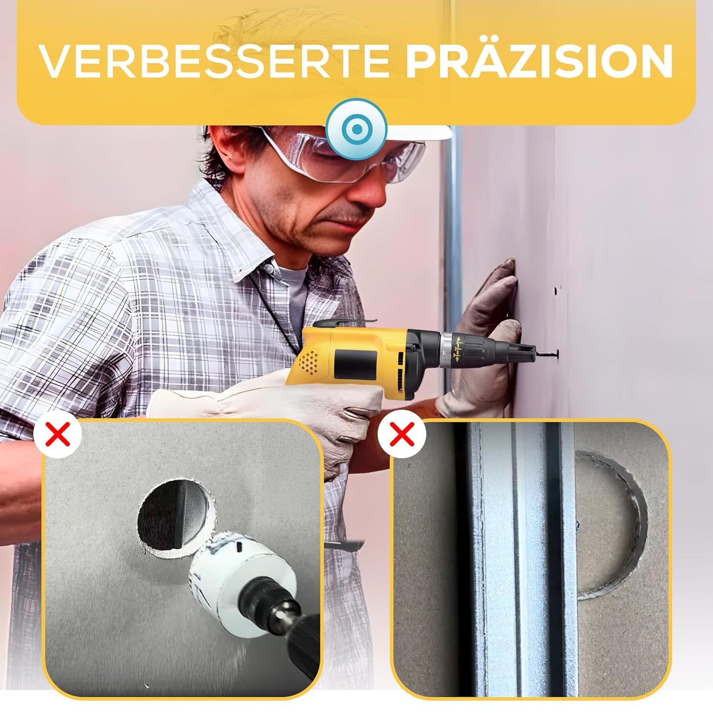 Magnetischer Schienendetektor für Trockenbau-Projekte, PRO