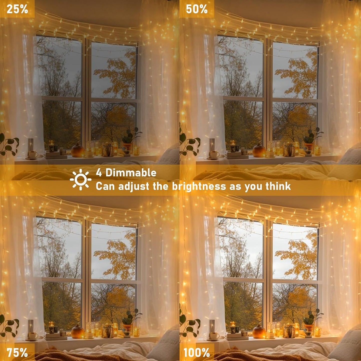 LED-Lichterkette, 55M