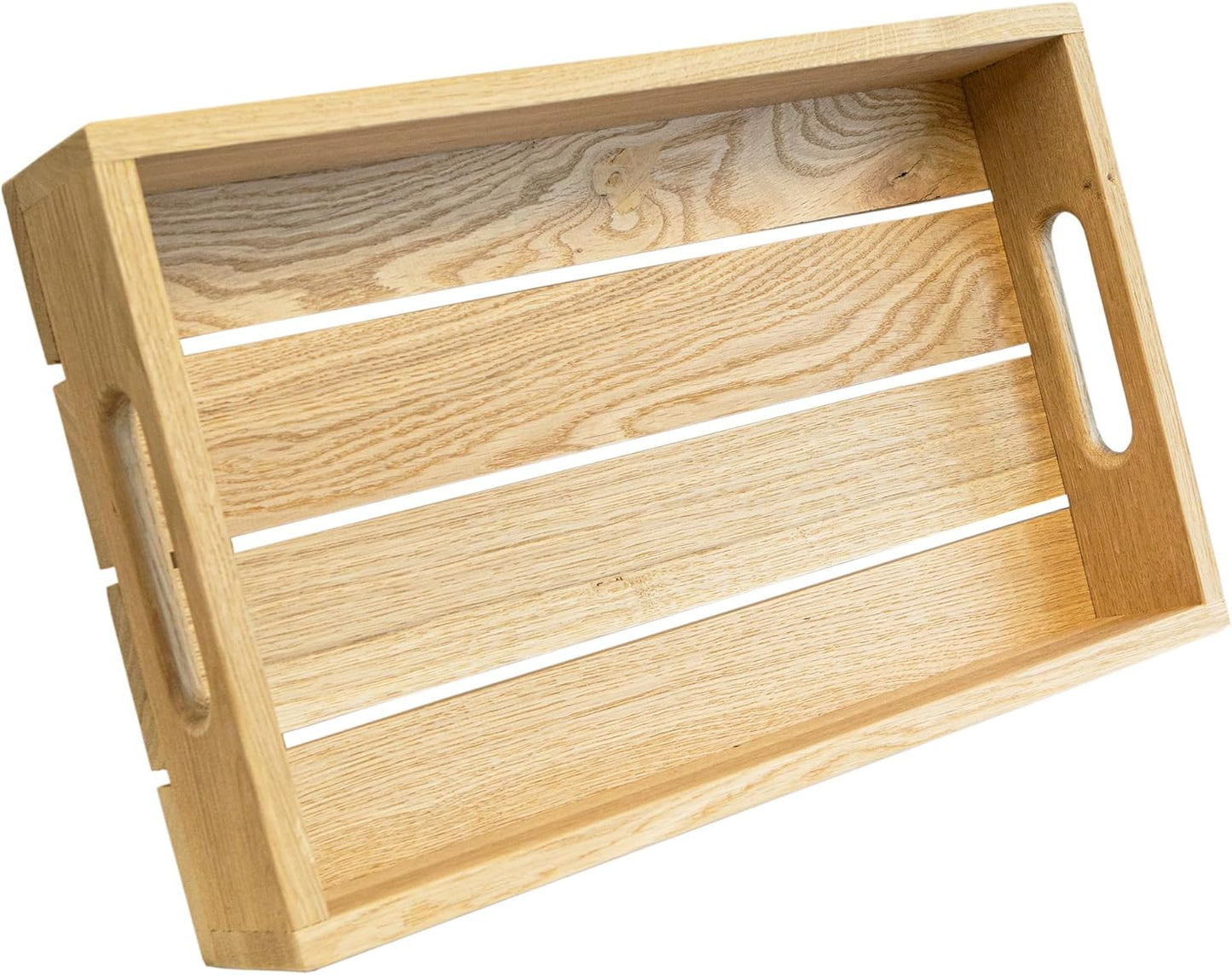 Serviertablett aus Eichenholz (50x30x8cm), Eichentablett 50x30x8cm