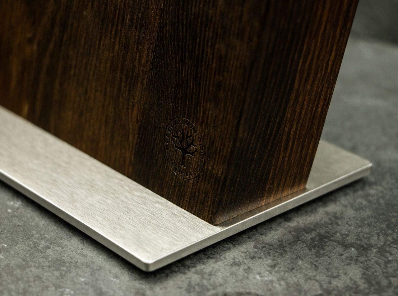 Messerblock Style Räuchereiche, Square Räuchereiche