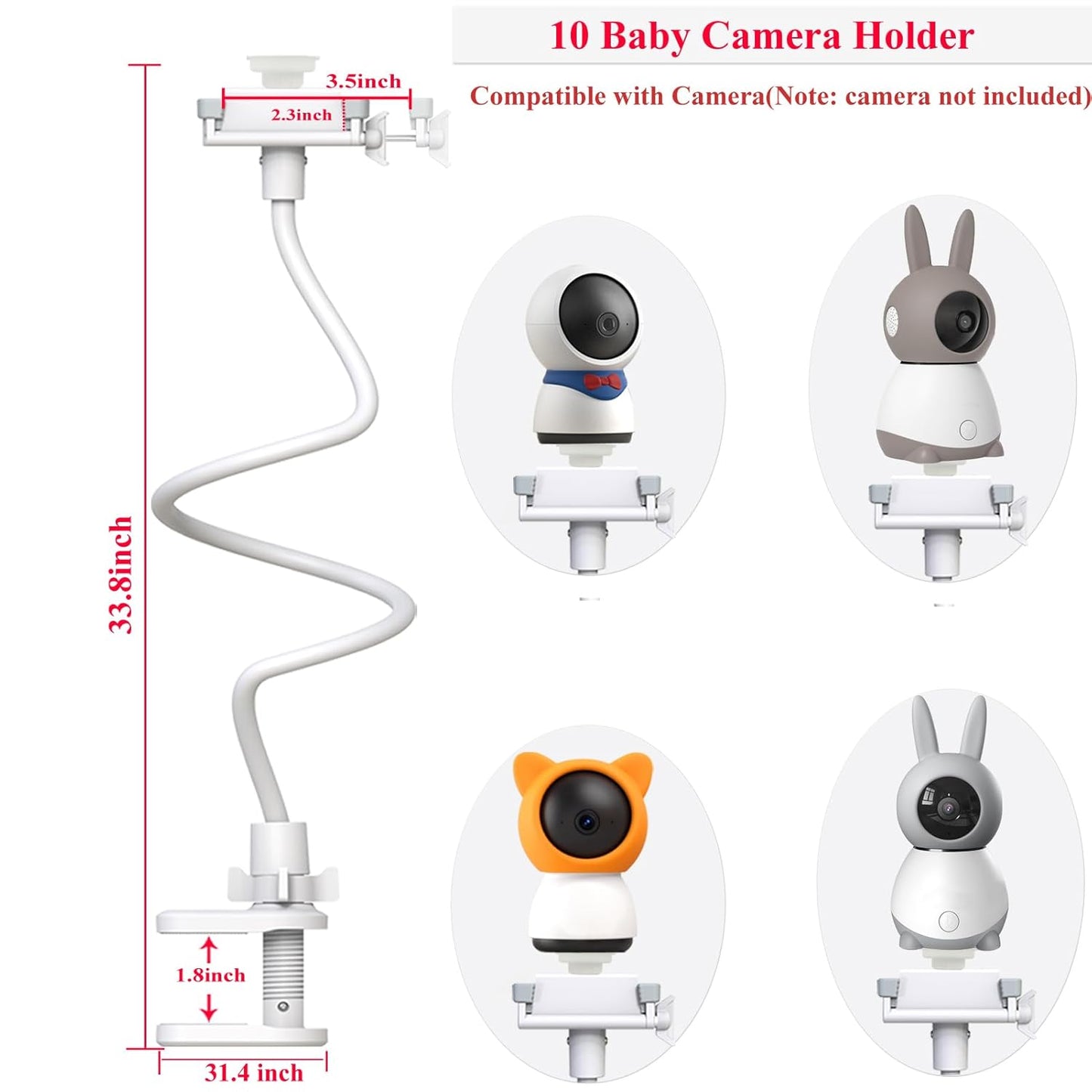 Babyphone Halterung, 33 Zoll für baby 2S/5S/6T/1T