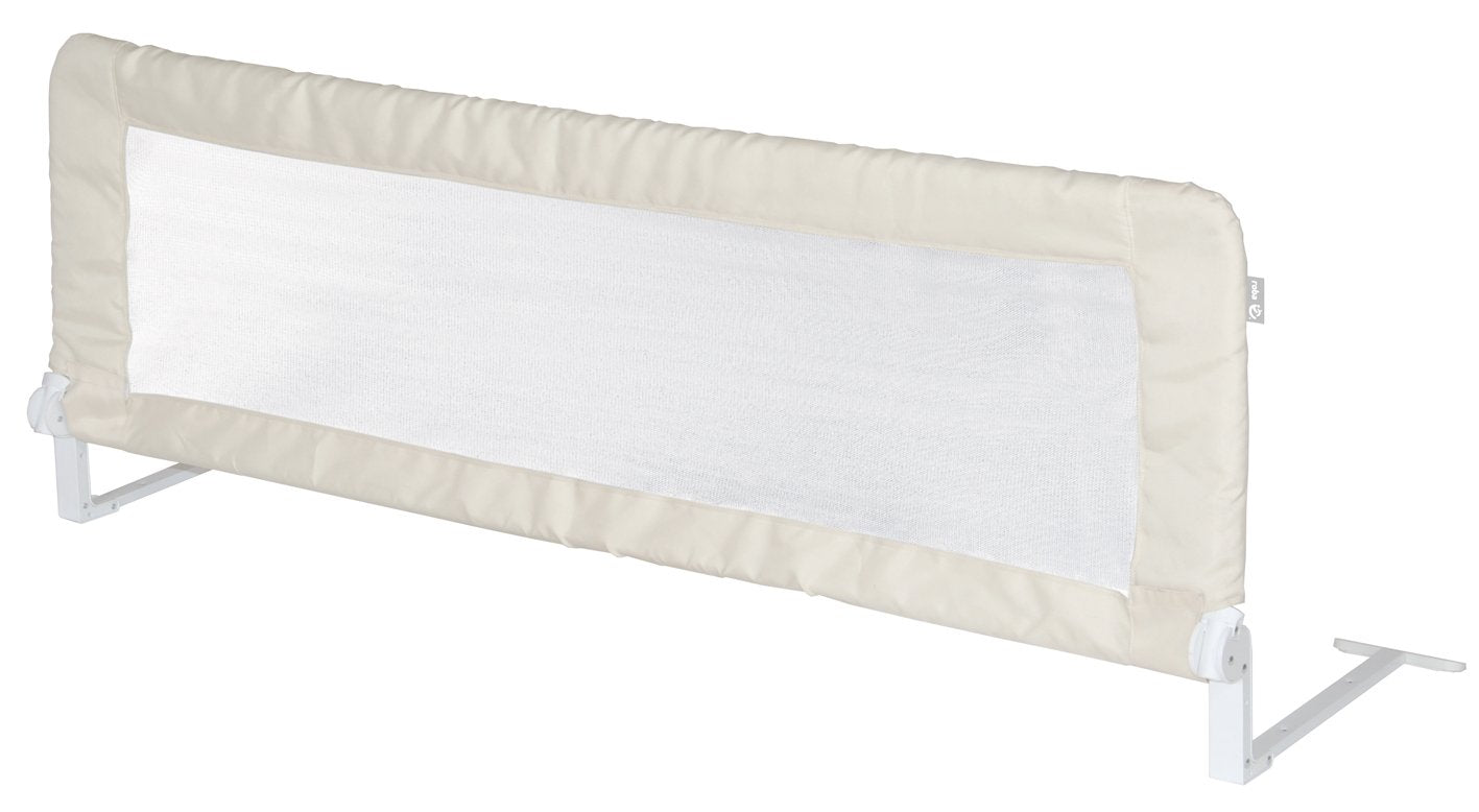 Klappbares Bettschutzgitter Klipp-Klapp, Beige, 135x40 cm