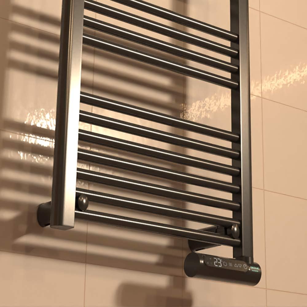 Elektrischer Badheizkörper Ready Warm 9100, 92.7 x 56.3 x 11.5 cm Schwarz