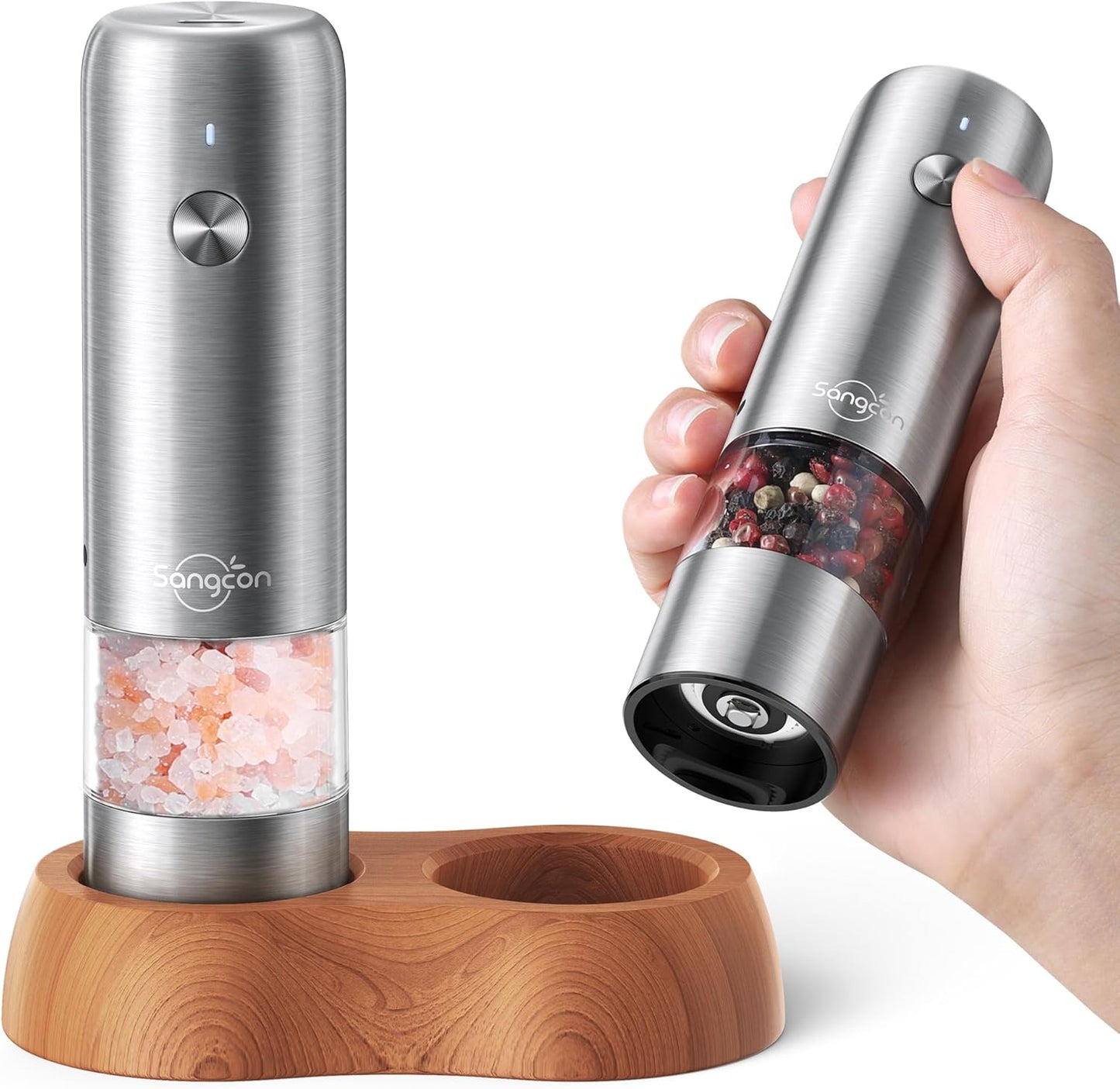 Elektrisches Salz-Pfeffermühlen-Set mit USB-Aufladung