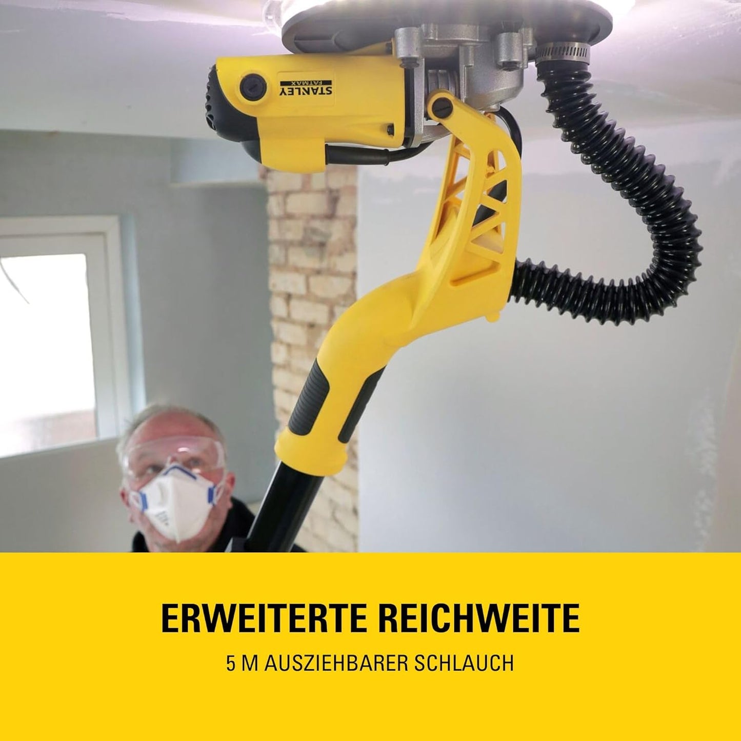 Trockenbauschleifer SFMEE500S mit Schleifscheibe und Tasche