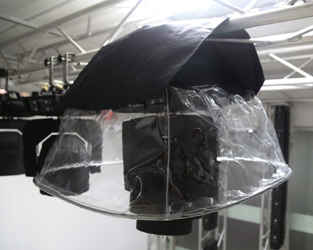 8er-Set Regenschutz für Moving Head, Transparent Cover For Moving Beam Light