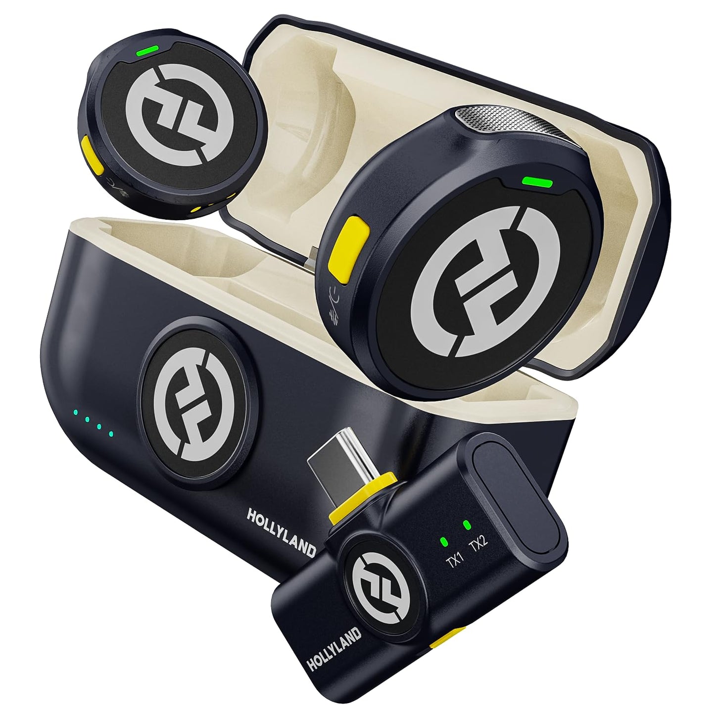 Lark M2 Kabelloses Lavalier-Mikrofon, USB-C (2TX+1RX) Schwarz