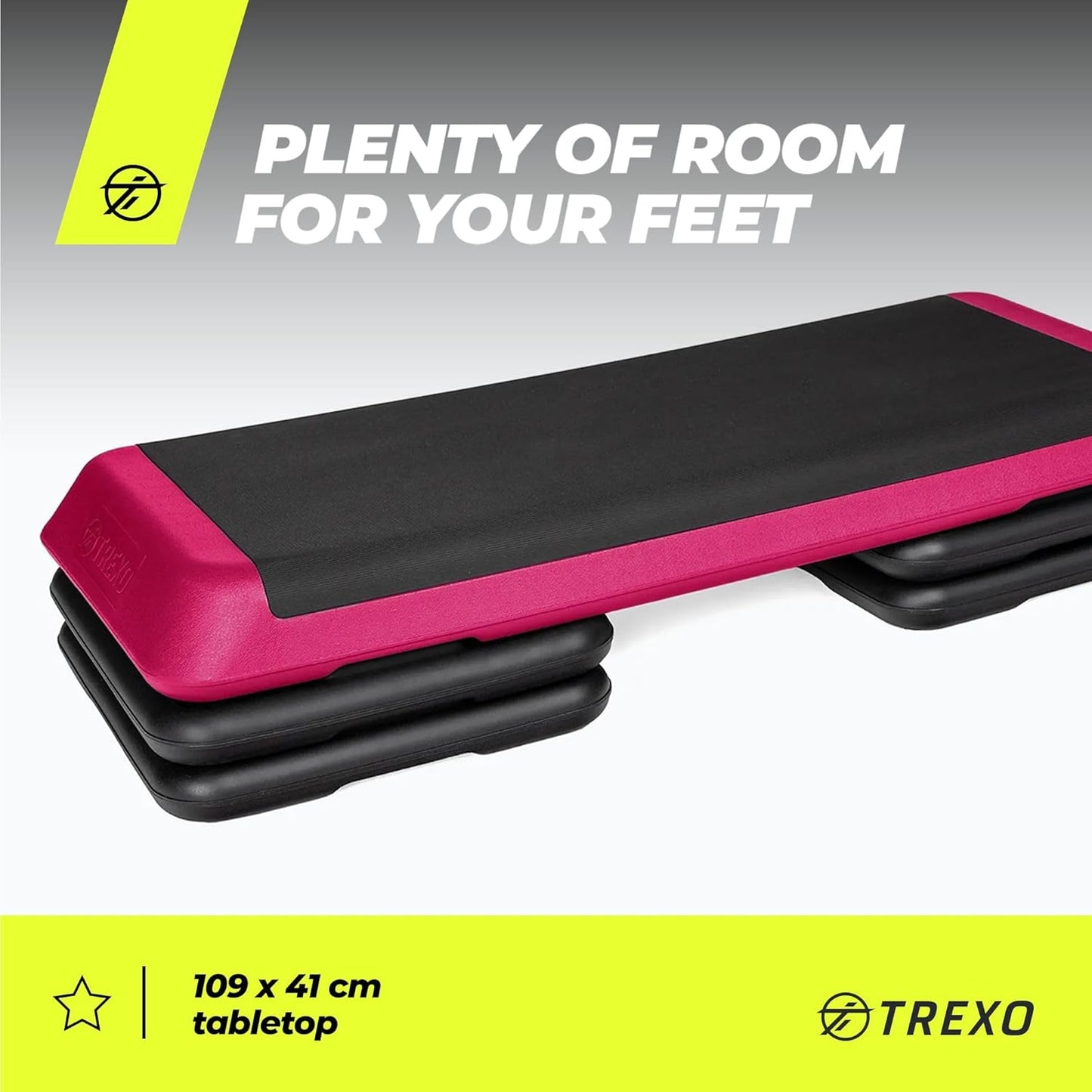 Aerobic Stepper für Cardio Fitness, Pink
