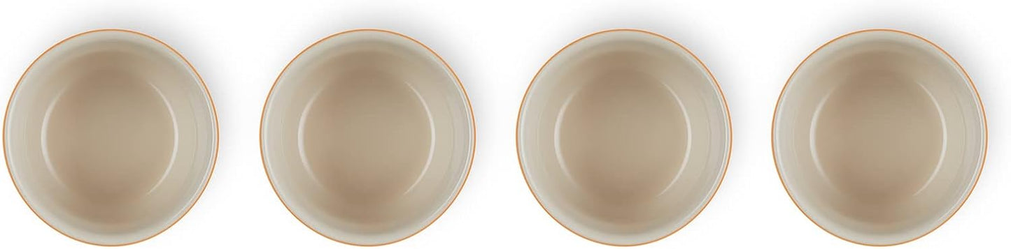 Mini-Förmchen Set, 4er-Set Ofenrot