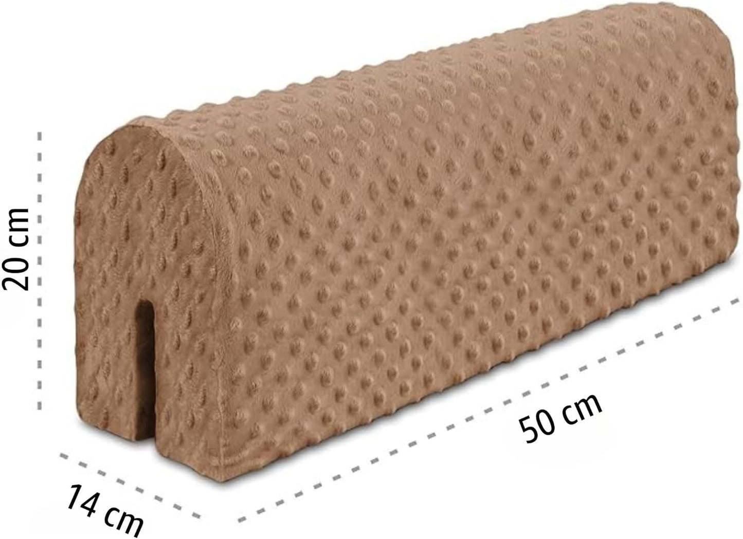 Bettkantenschutz für Kinderbetten, Beige 50 cm