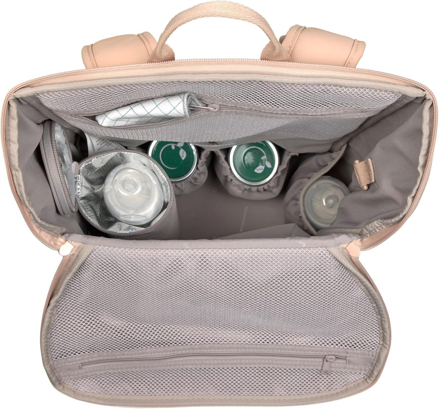 GRE Slender Up Wickelrucksack mit Wickelunterlage, Braun