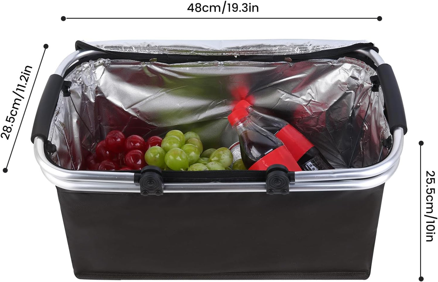 Isolierter Picknick- und Einkaufskorb