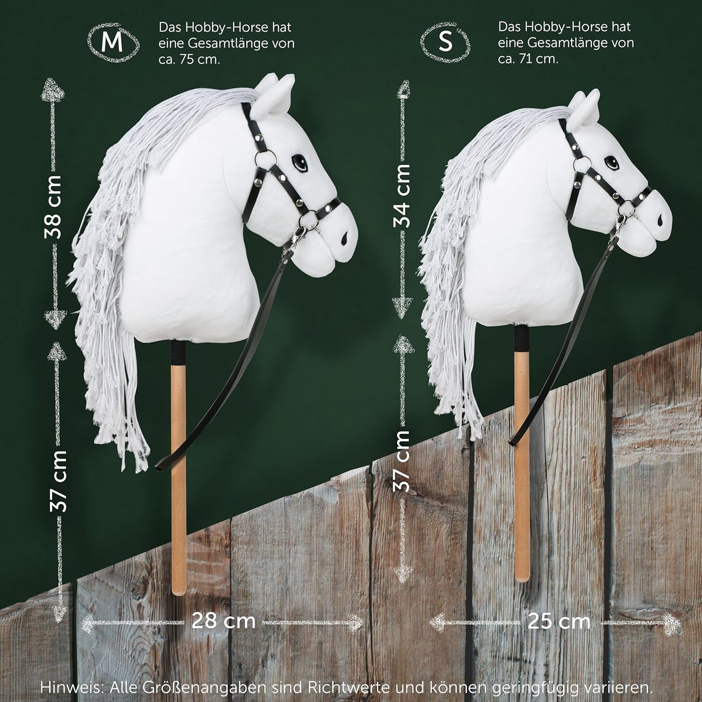 Hobby Horse mit Halfter & Trense für Kinder, Mia Medium