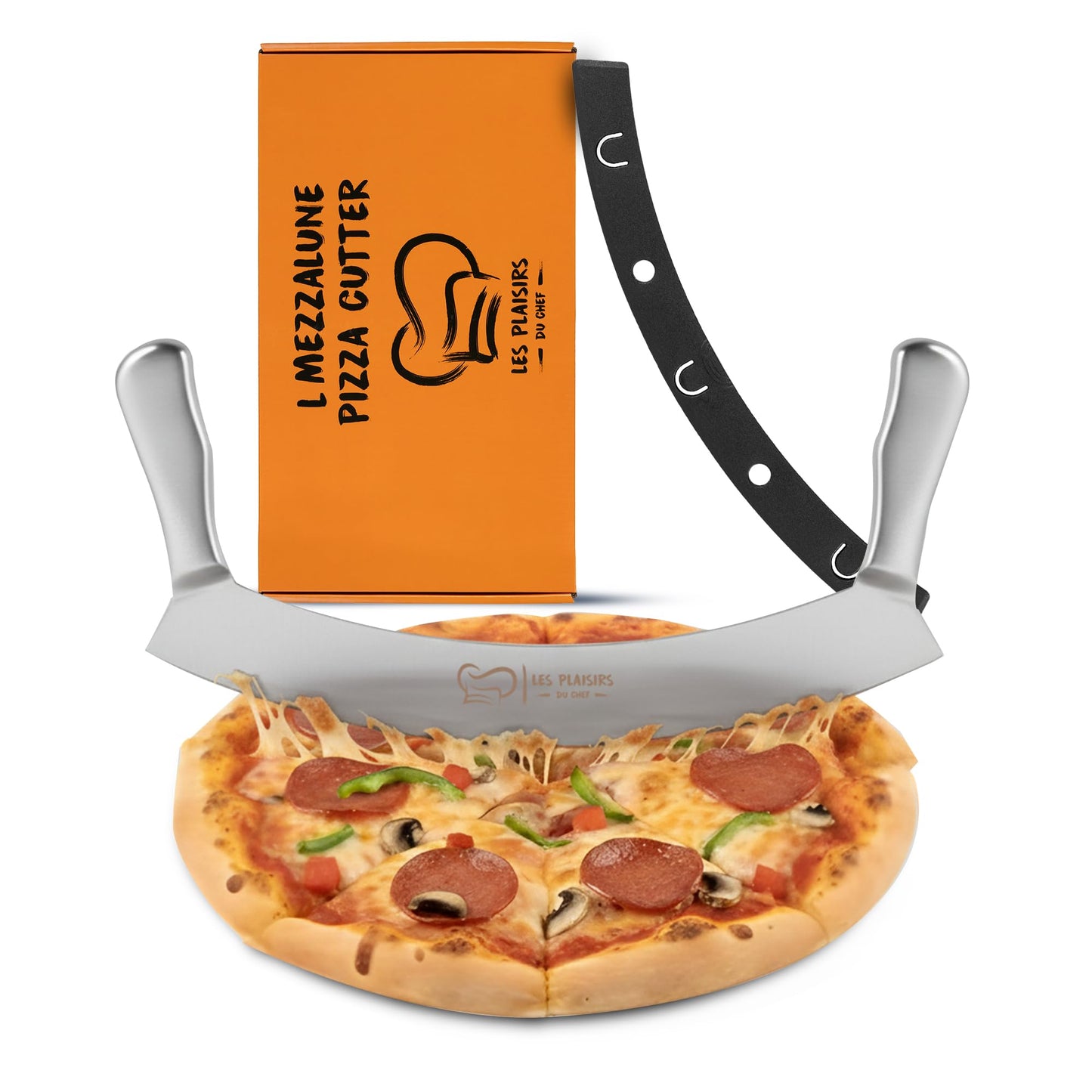 Pizzaschneider, Silber Large