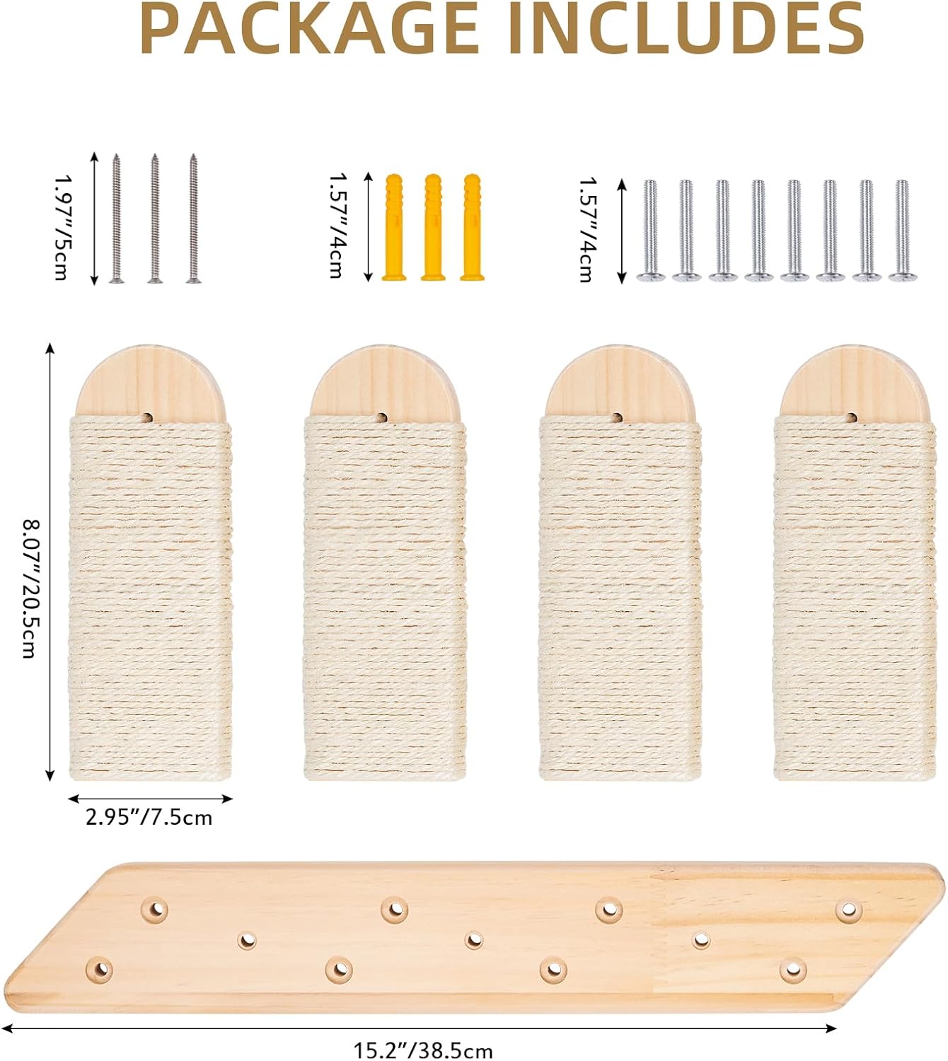 Katzentreppe, 4-stufige Treppe