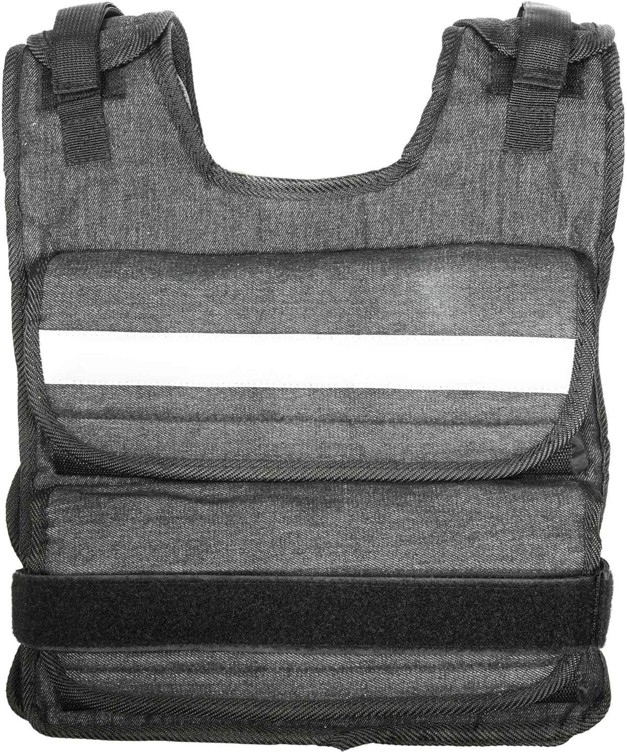 Gewichtsweste mit herausnehmbaren Gewichten, 20KG Weste Schwarz