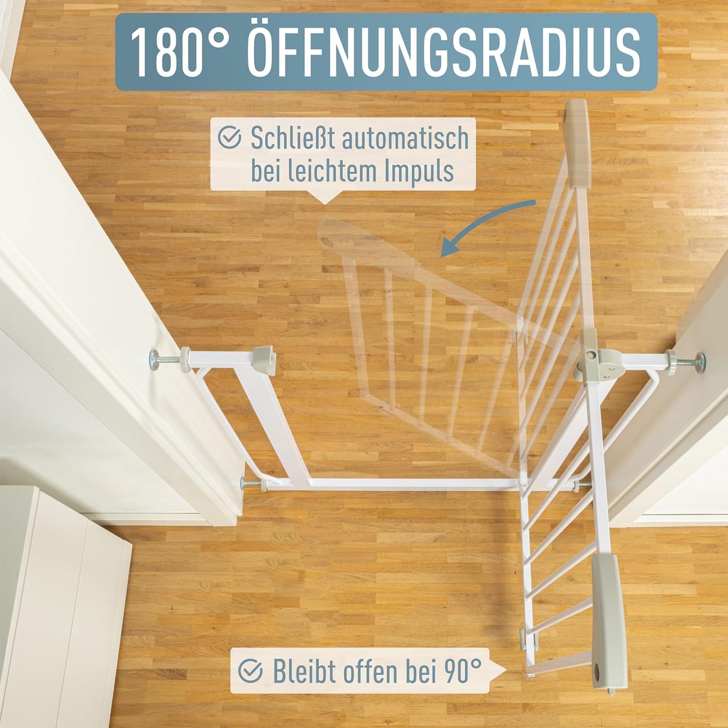 Türschutzgitter Berrin (150-160 cm, ohne Bohren), 150 - 160 cm