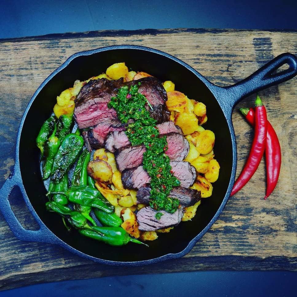 Grillpfanne mit Glasdeckel, Ø 30 cm