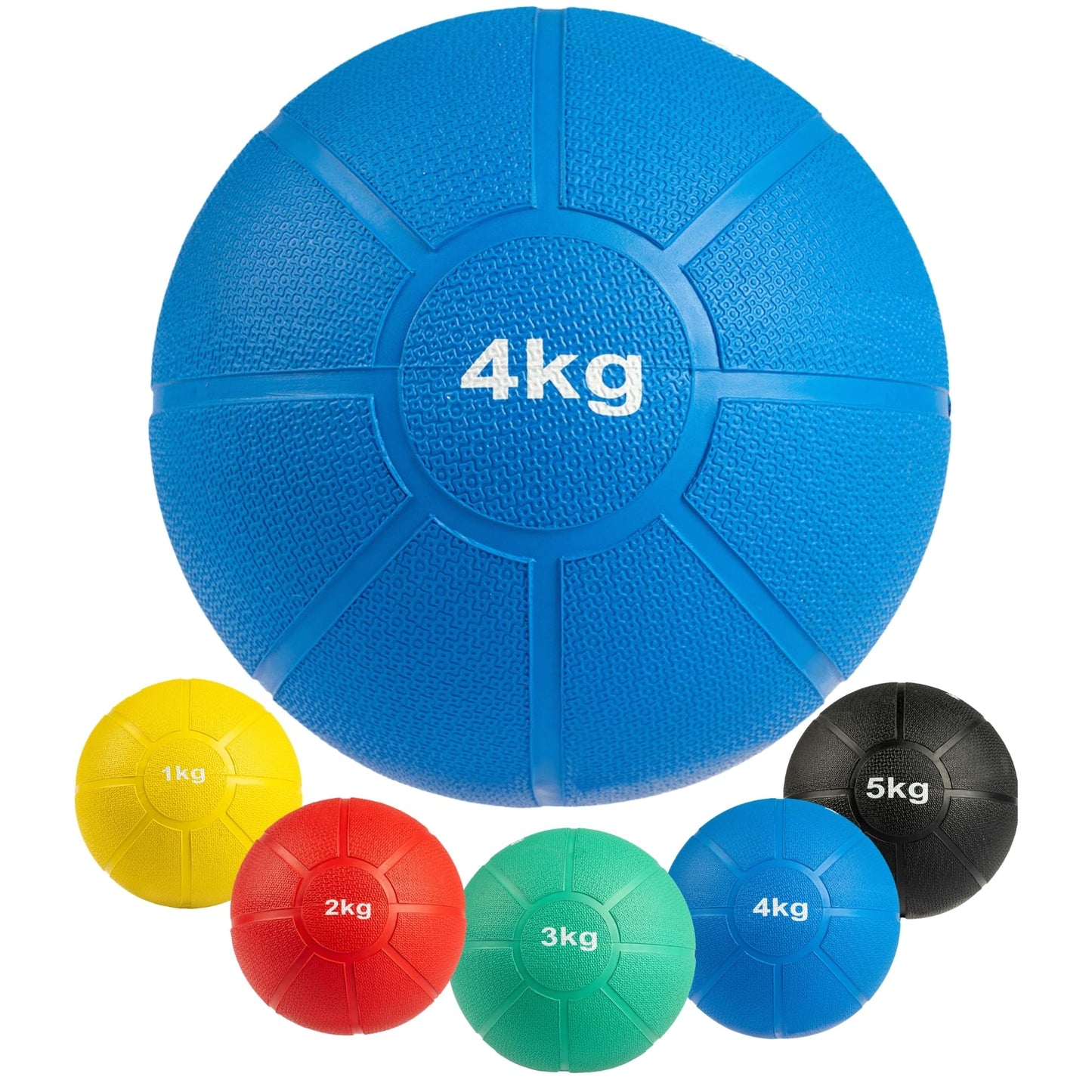 Medizinball, Blau - 4kg