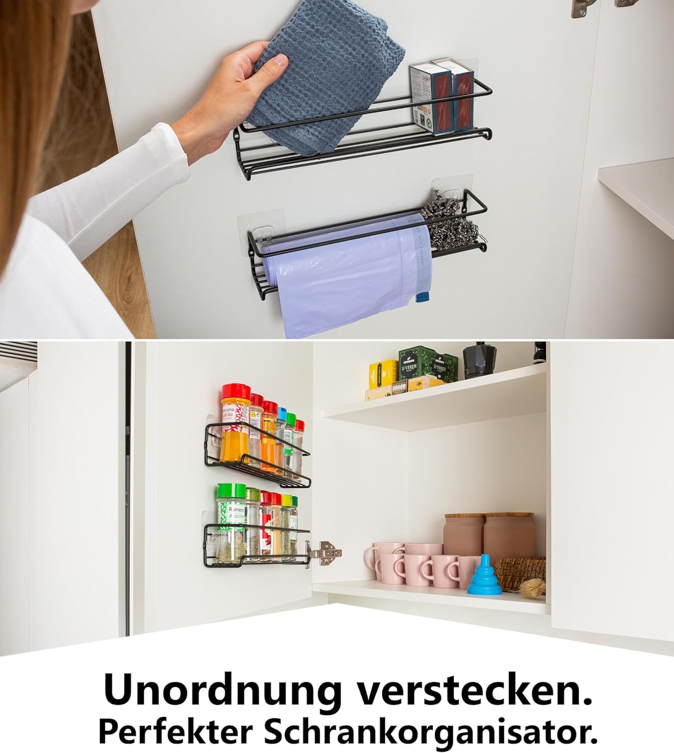Gewürzregal-Set zum Aufhängen, ohne Gläser
