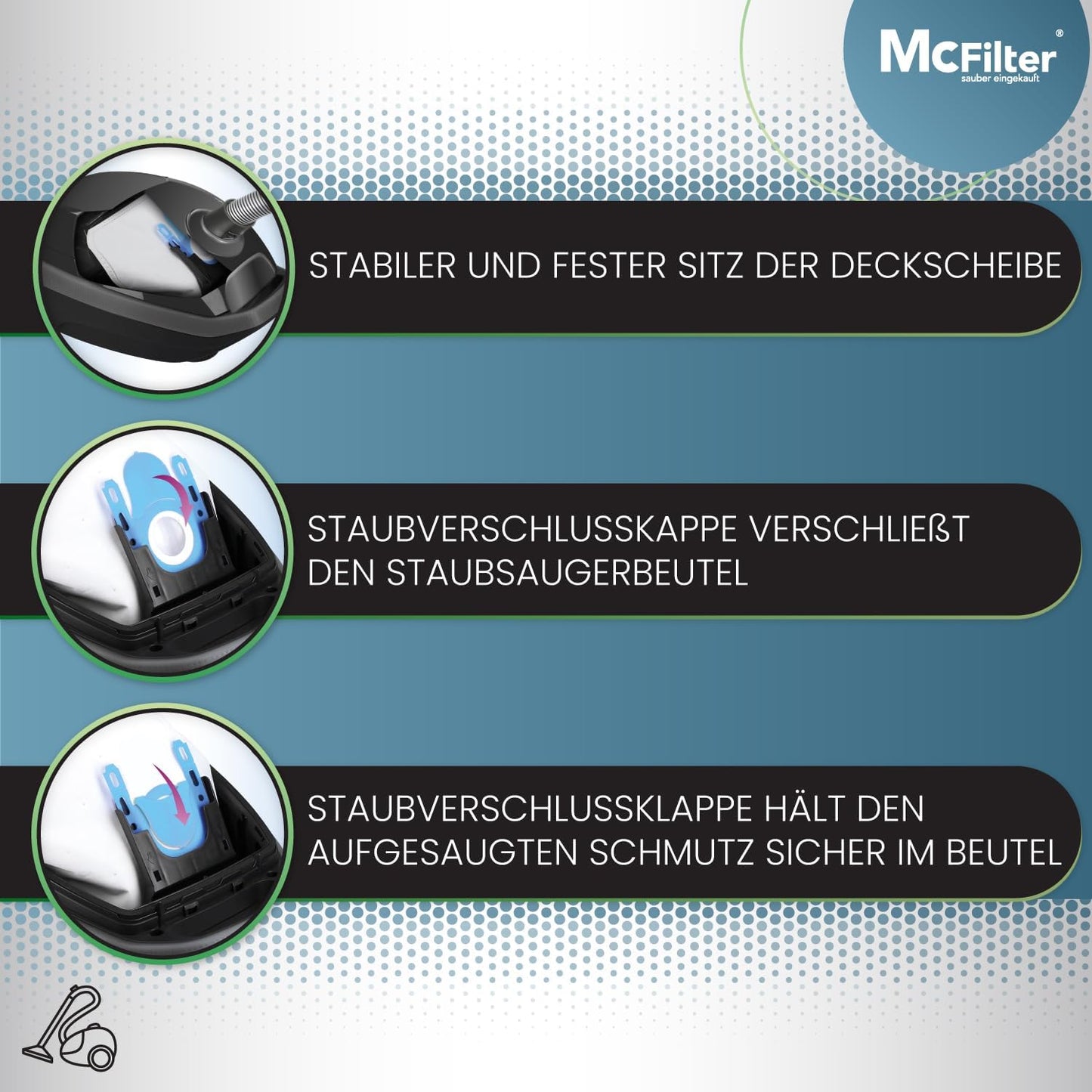 Staubsaugerbeutel Set