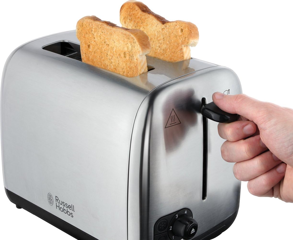 Toaster für 2 Scheiben mit Brötchenaufsatz, Toaster