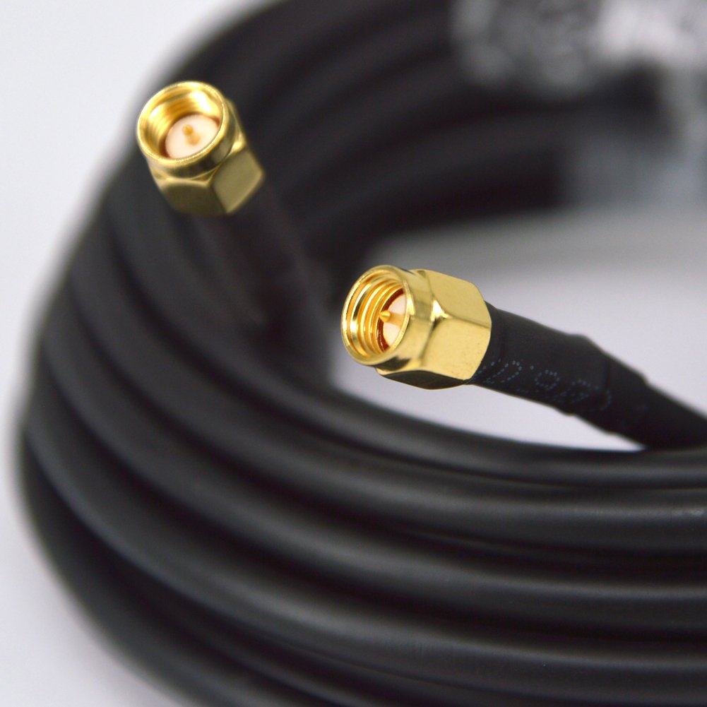 SMA auf SMA-Kabel RG58, 5 m, 50 Ohm, 5 m.