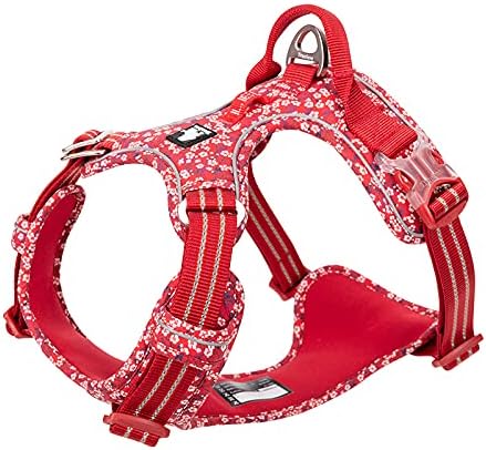 Truelove No-Pull-Hundegeschirr, XL Mohn Rot