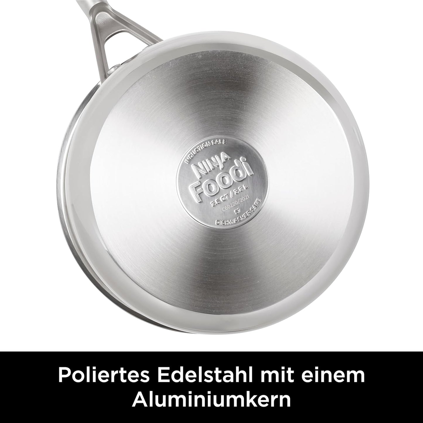 ZEROSTICK Edelstahl-Bratpfannenset (2-teilig), 2-teiliges Topfset (20 cm / 28 cm)