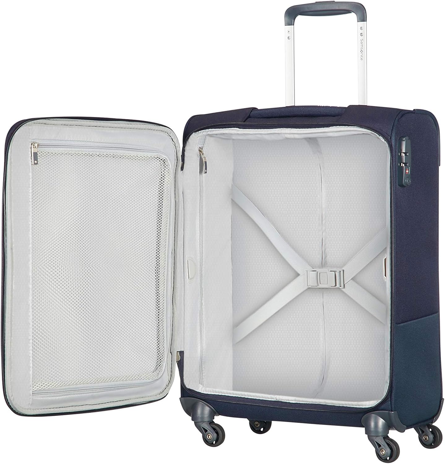 Handgepäck Base Boost, Navy Blue Spinner S - 55cm - 39 L