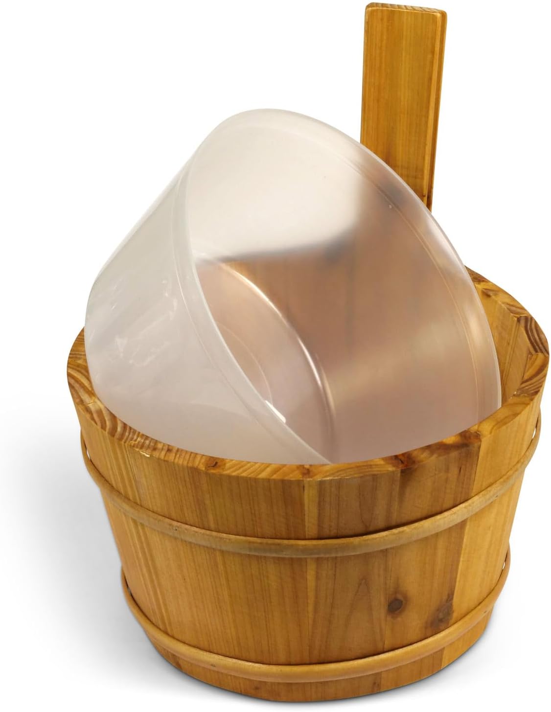 Sauna-Kübel mit Kunststoffeinsatz