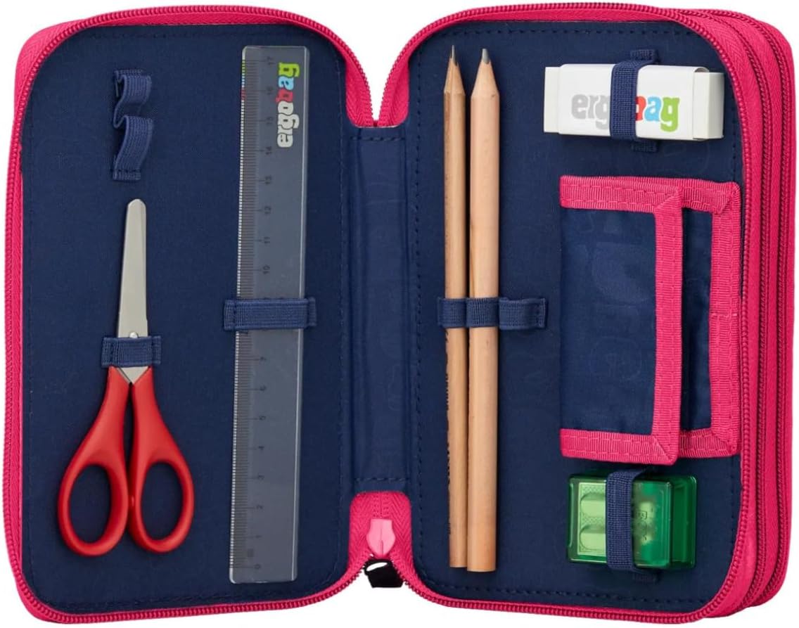 Maxi Mäppchen Set 42-teilig mit Zubehör, Ambärzonas - Lila Einheitsgrösse