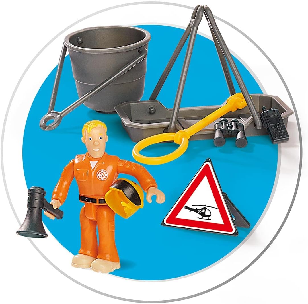 Feuerwehrmann Sam mit Hubschrauber Wallaby