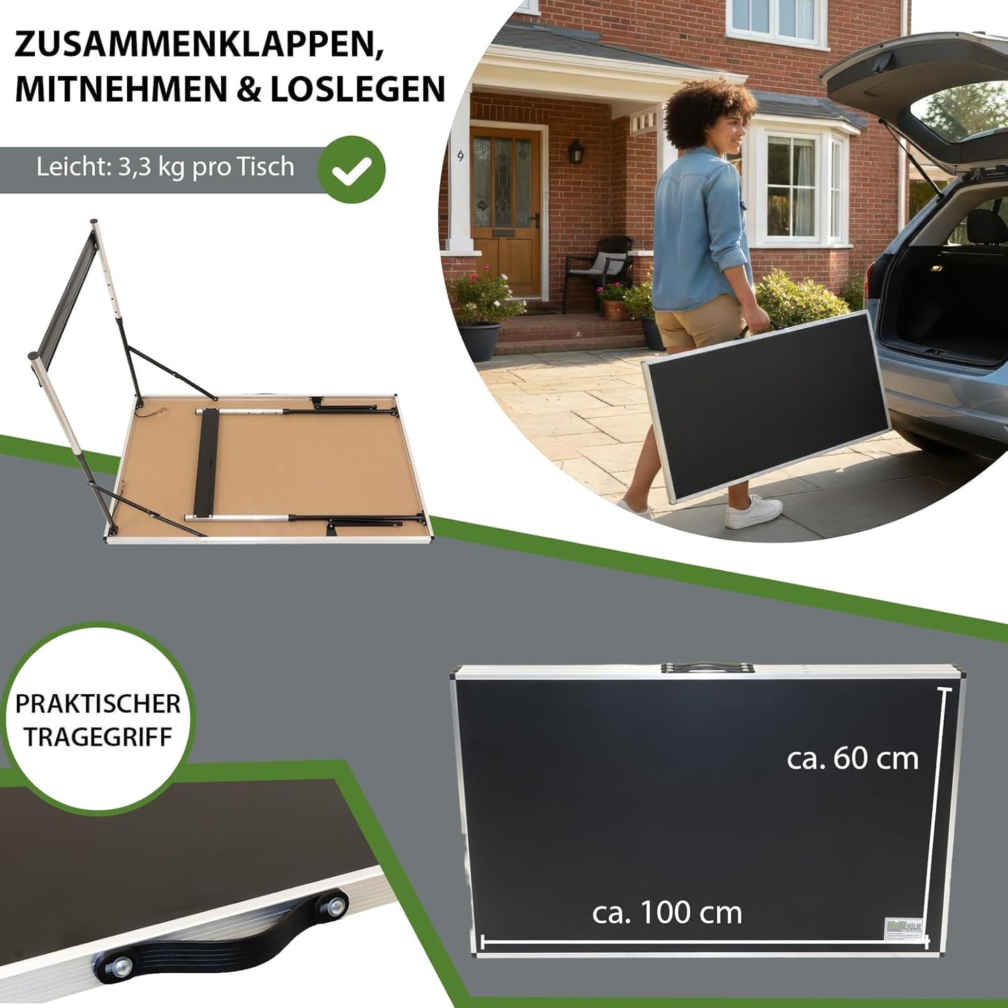 Multifunktionstisch 3er-Set
