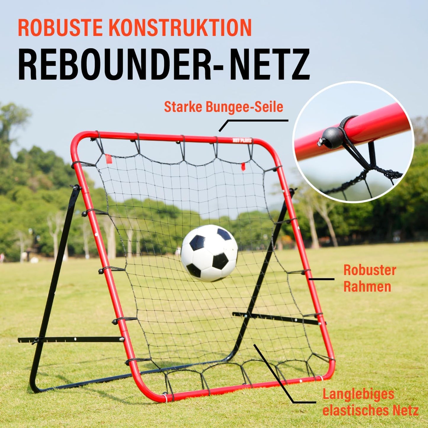 Rebounder für Fussball 100x100 cm