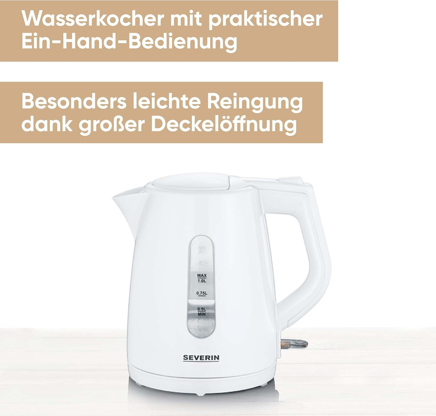 Wasserkocher, Weiss