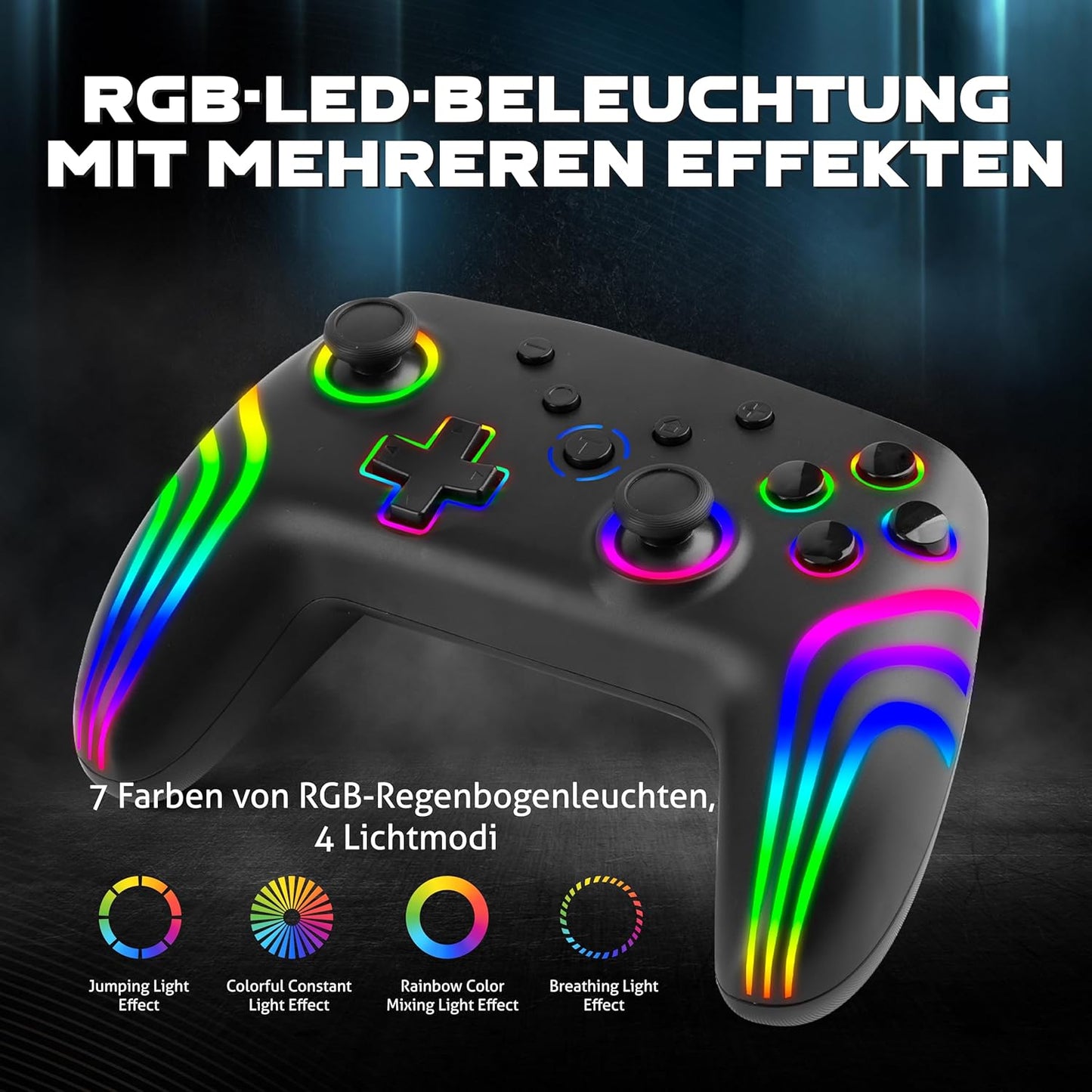 Wireless Gamepad für Switch/PC/Android, MLT-NEXS-K
