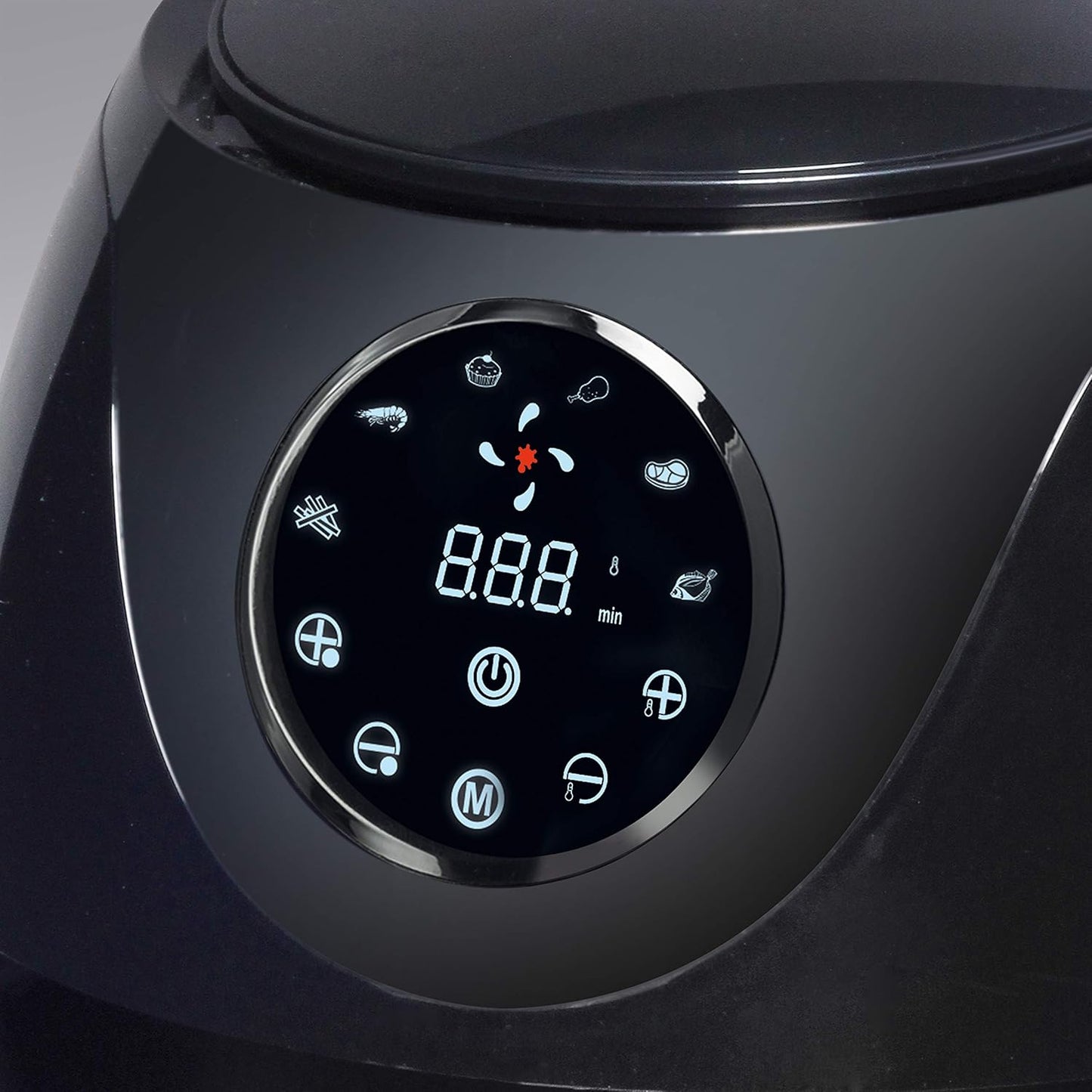 Heissluftfritteuse mit LED-Touchscreen, Medium
