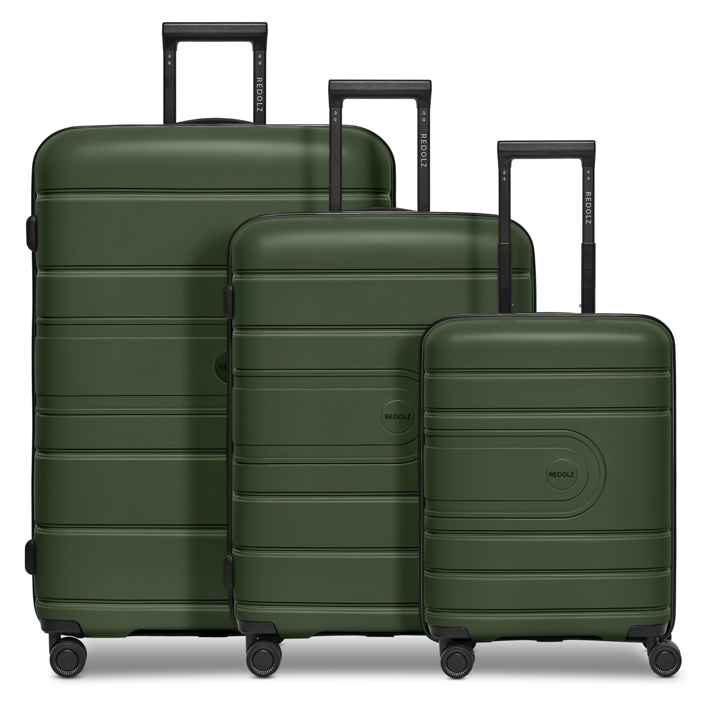 3-teiliges Koffer-Set Essentials 11, Olive Kofferset+ (3-teilig) erweiterbar