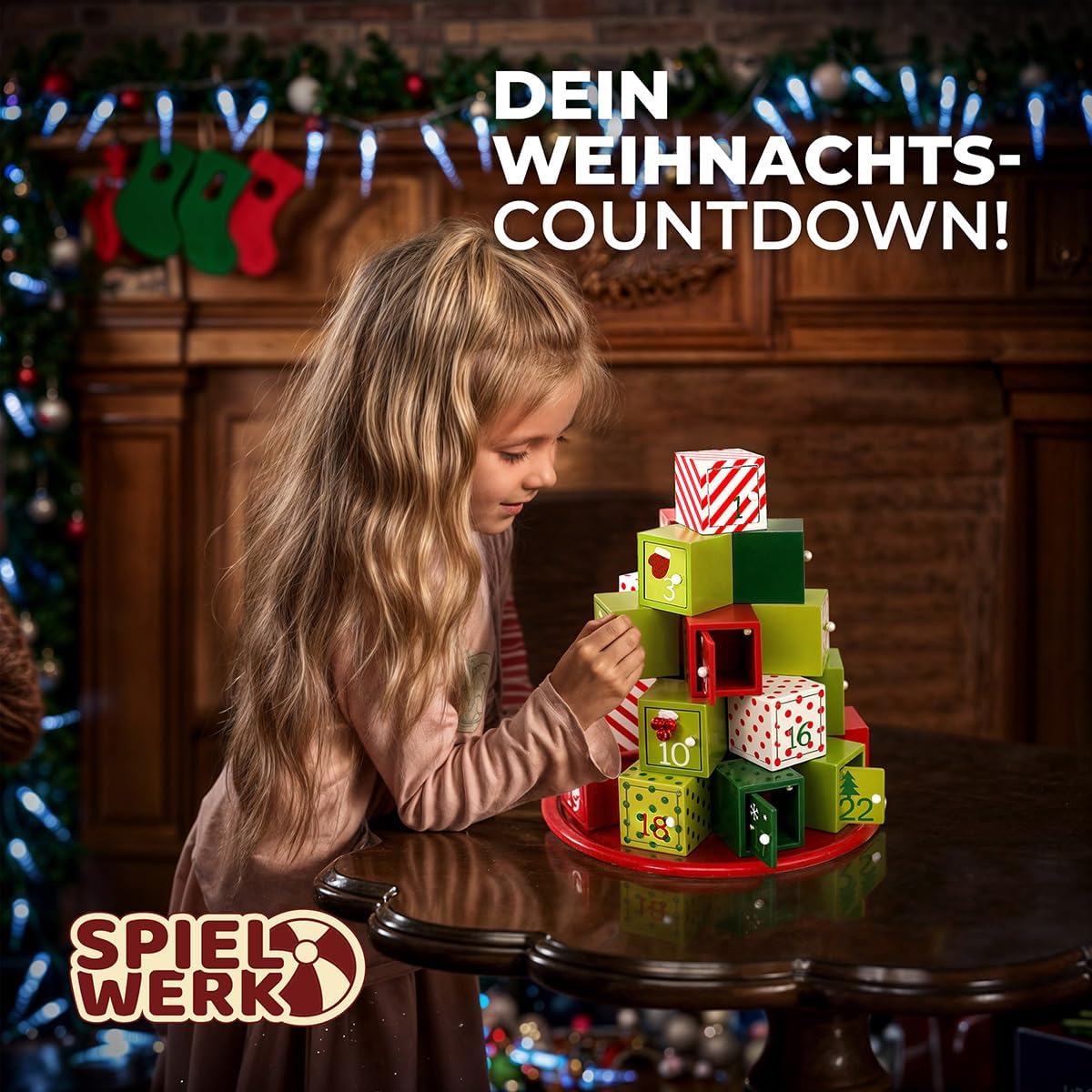 Adventskalender Geschenkberg zum Befüllen, Geschenkberg