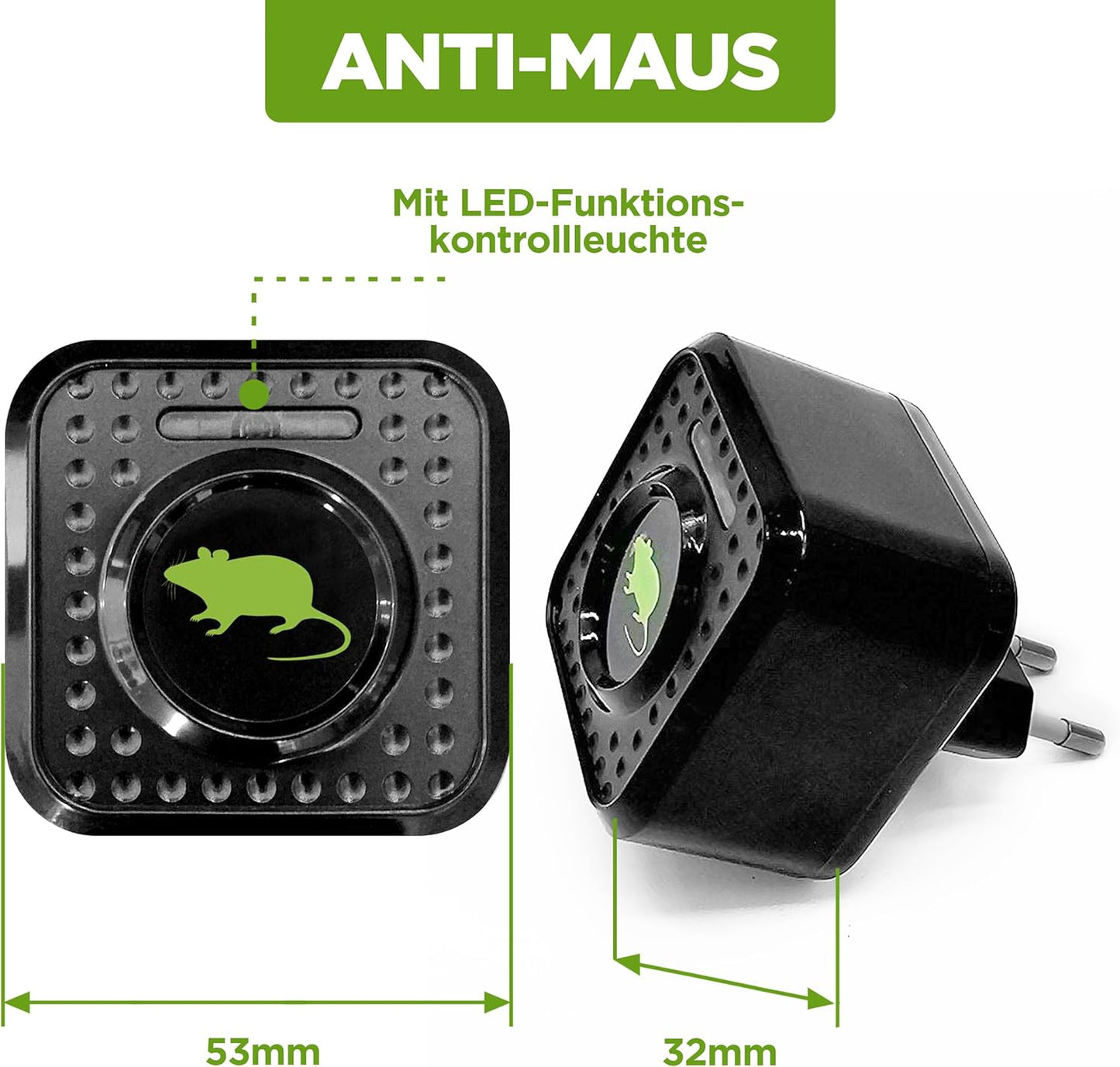 Ultraschall Schädlingsabwehr für Mäuse & Ratten