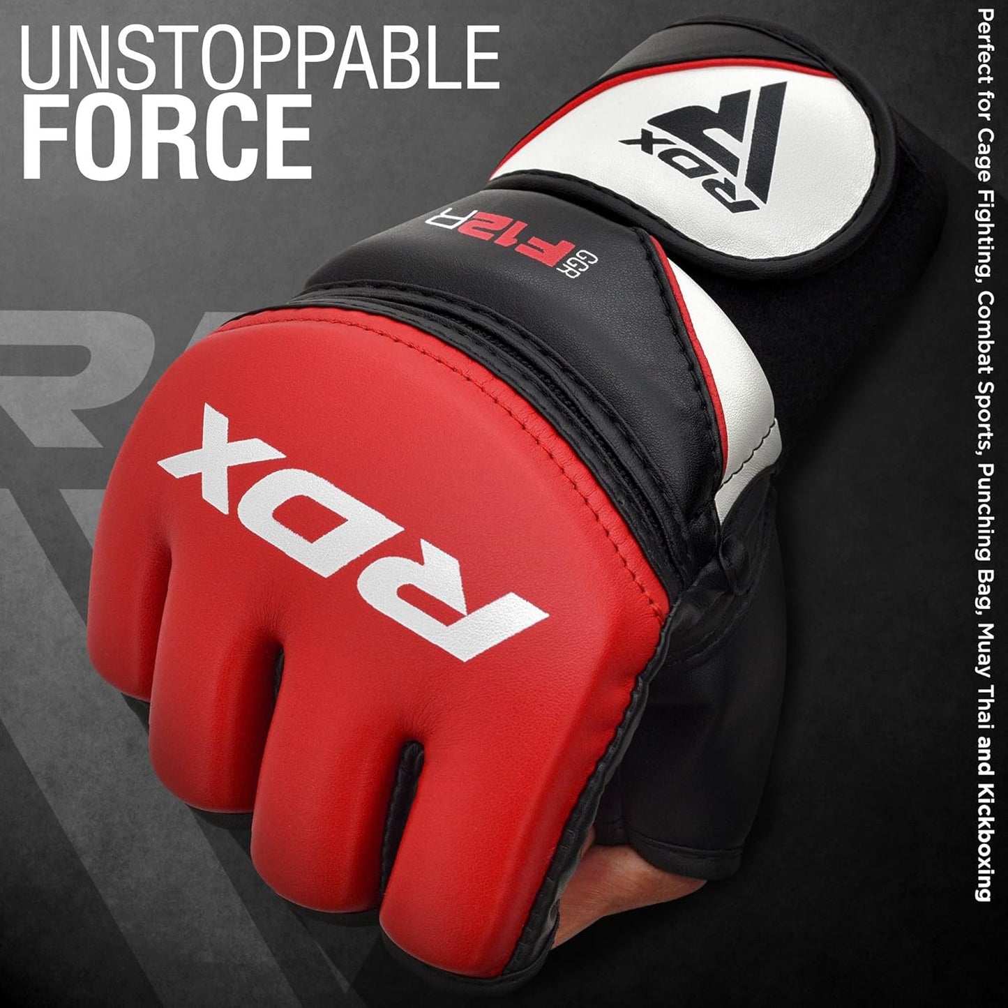 MMA Trainingshandschuhe, S rot - rot