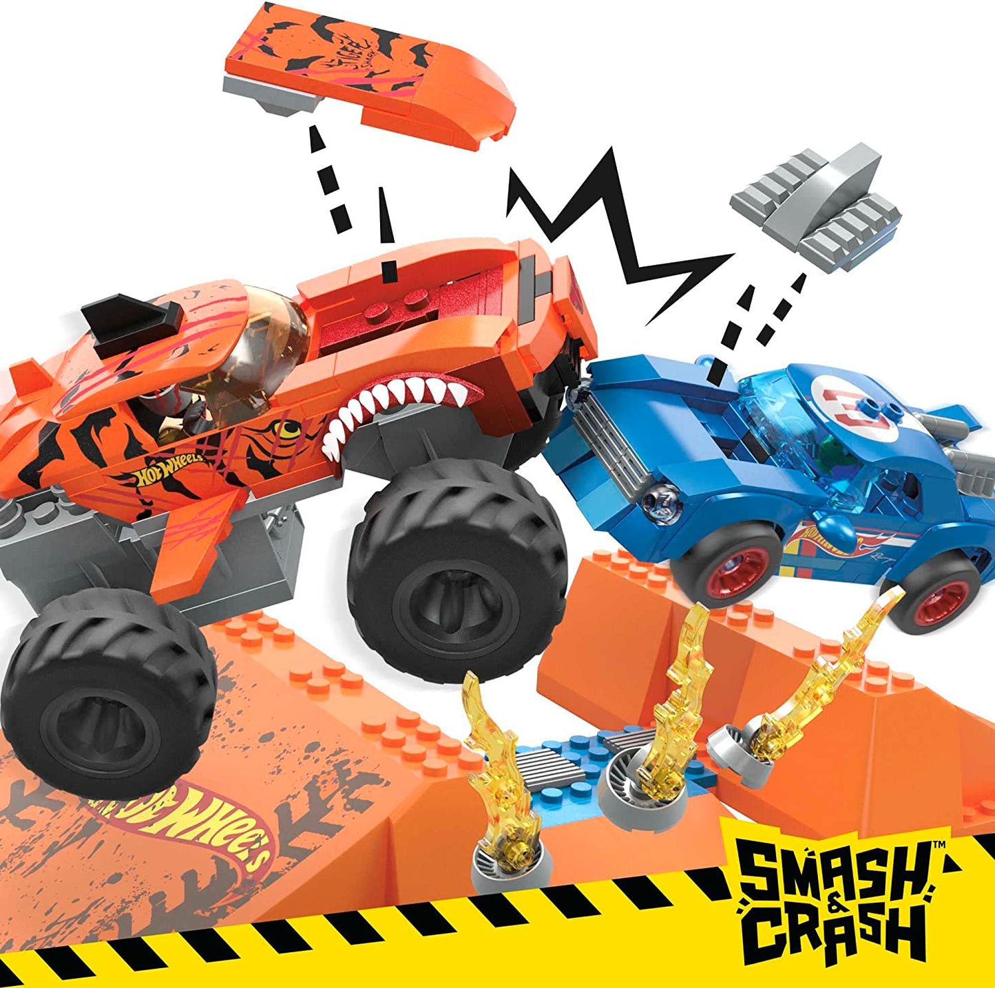 Monster Trucks Tiger Shark Crash Wettkampf, Spielfahrzeug