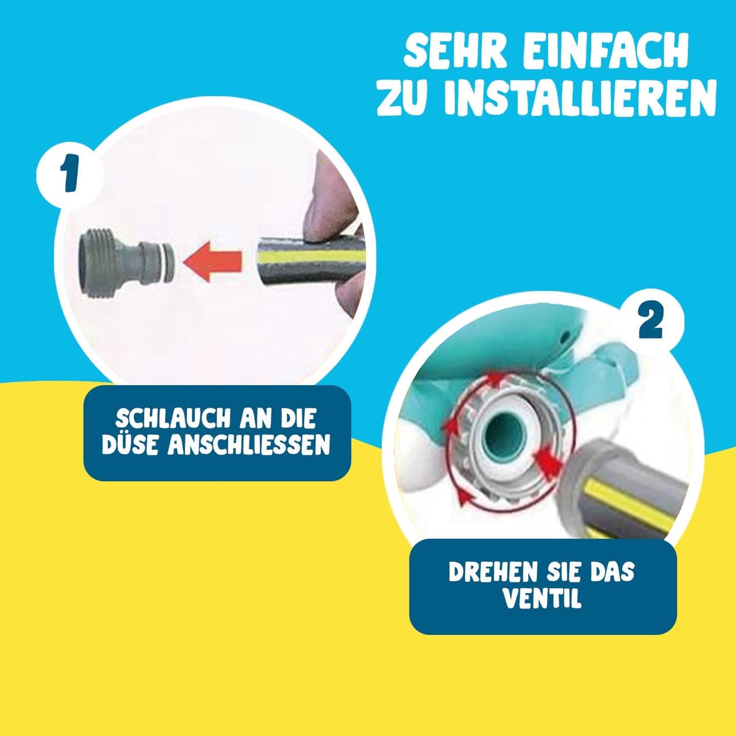 Sprinkler-Oktopus Wasserspielzeug, Sprinkler Oktopus Blau