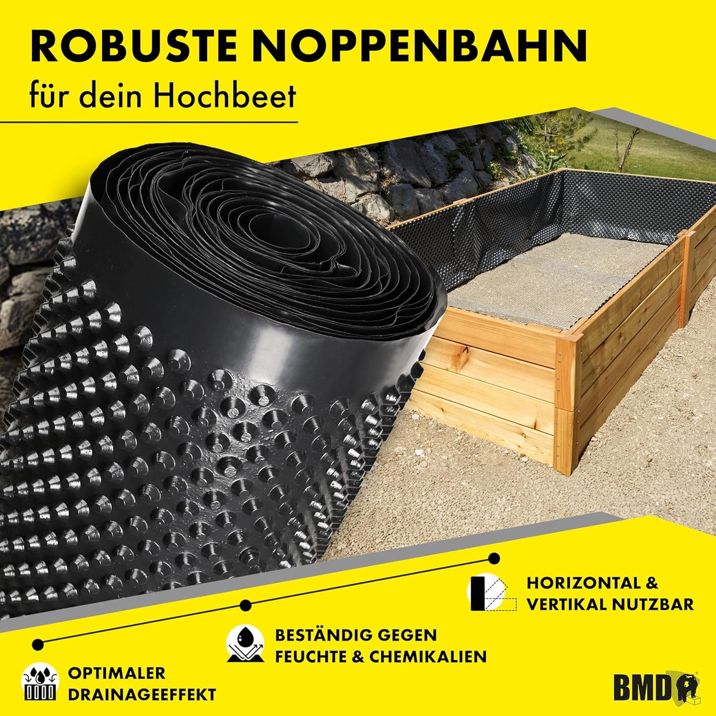 Hochbeetfolie, 20m²