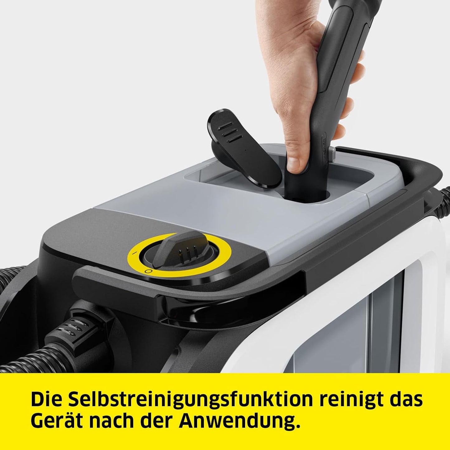Waschsauger SE 3 Compact mit Zubehör, Weiss Kabelgebunden Single