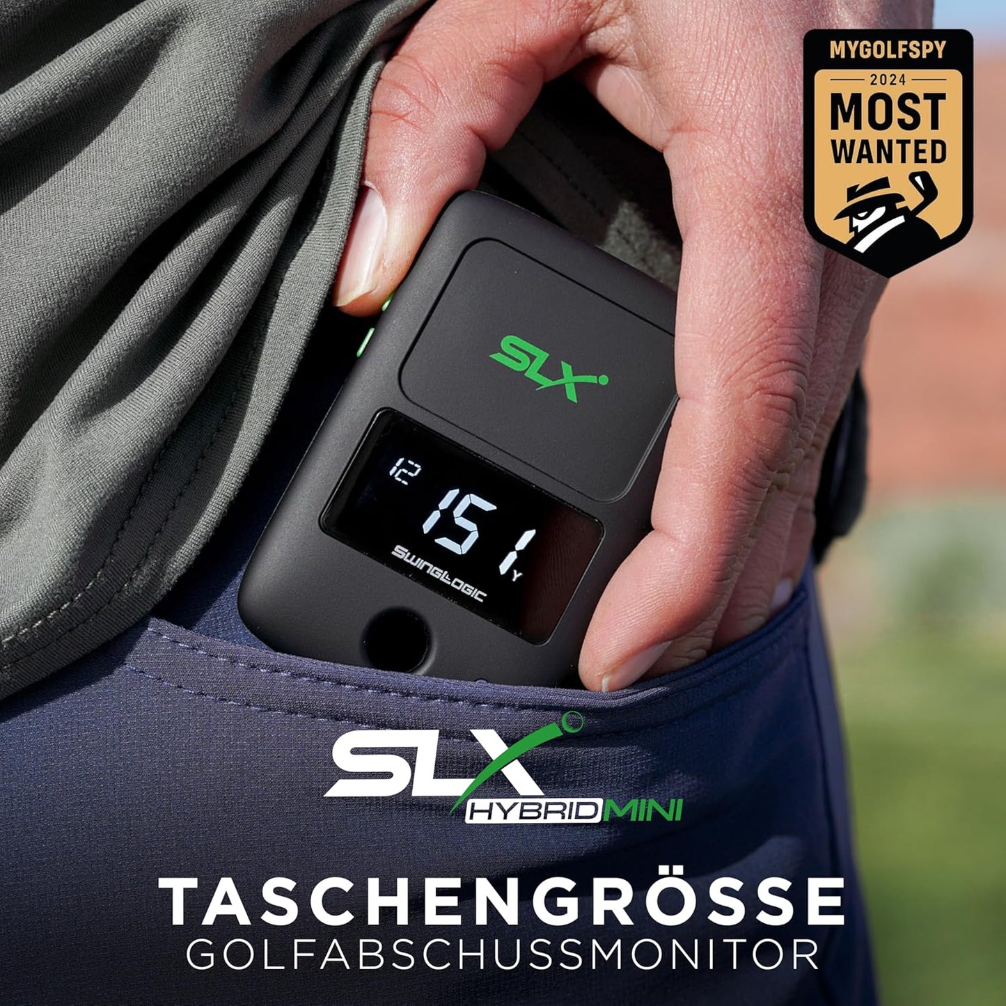 SLX Hybrid Mini Golf-Launch-Monitor mit App-Unterstützung